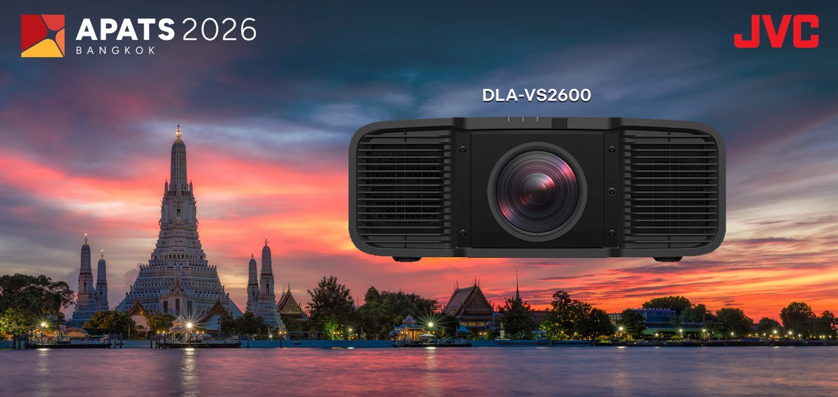JVC_USA's tweet photo. .@JVC_USA recently attended APATS Bangkok, showcasing a live demo of its latest Native 4K Simulator Projector. https://t.co/aUb3rR1BLL

#JVC #JVCProjectors #Native4K #DILA @halldalegroup https://t.co/GGOMJFx9dC