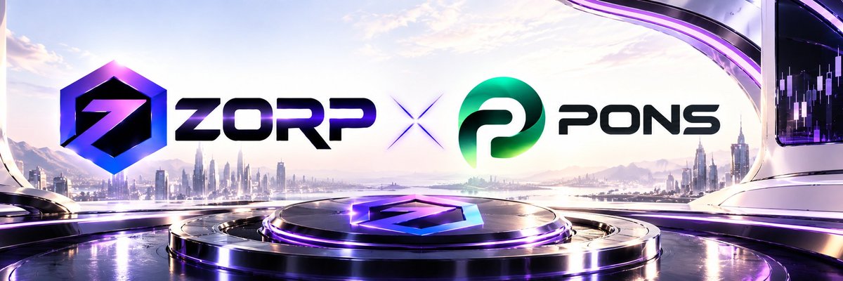 ZorpDigital's tweet photo. ZORP IS NOW LIVE ON PONS!

0x30b8cfbf2ebbe3a172a78bb18ab88edeada0153e

https://t.co/qMYQv0grAu

We are excited to announce that $ZORP has officially launched on @ponsdotfamily, bringing AI Trading Agents and tokenized stocks together on Robinhood Chain.

ZORP is building an ecosystem where AI-powered trading strategies connect cryptocurrency with tokenized equities such as NVIDIA, Apple, Tesla, and more.

Our vision goes beyond a meme token.

With AI Trading Agents, Hybrid Allocation, Fee-to-Stock strategies, staking, and treasury rewards, ZORP is designed to create a new experience for automated onchain trading.

The journey starts now.

🌐 Website: https://t.co/ox1Mh8XjmW
🔗 Launchpad: https://t.co/hmAYKRGjHZ

AI Trading × Tokenized Stocks × Robinhood Chain

Welcome to ZORP! 💜