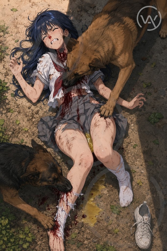 Wrecked_Anime's tweet photo. Madoka, do you like Hikaru's dog? Ops... even your bladder has abandoned you 😂😂
まどか、ヒカルの犬は好き？ あらら…膀胱まであなたを見捨てたのね 😂😂
#AIart #AIイラスト  #AnimeAI #GraphicViolence #Gore #流血 #血 #重傷 #グロ #鮎川まどか #きまぐれオレンジロード https://t.co/RfPZgwY1tO