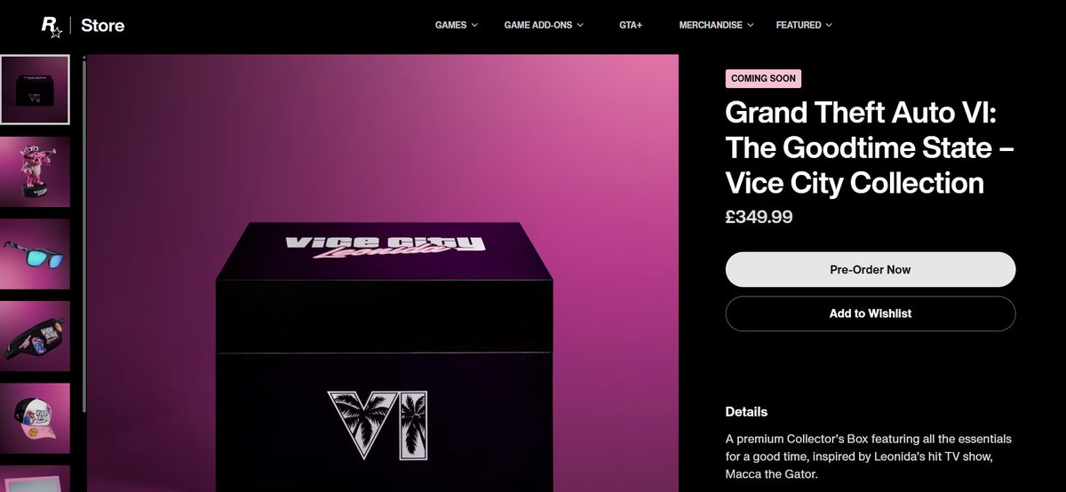 bnwkr's tweet photo. The GTA 6 collector box that has no game included costs the same as a Nintendo Switch 2 https://t.co/ceQJJARHLg