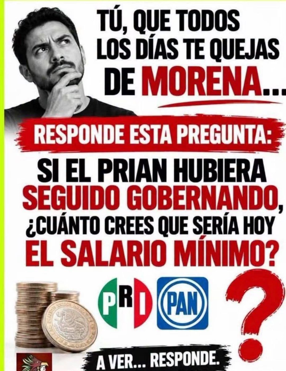 PoncePichardo's tweet photo. A ver, quien responde con honestidad y conociendo los Gobiernos PRIANISTAS?

#OposicionMasPendejaYCorruptaQueHaExistido https://t.co/VOr0AqzdPe