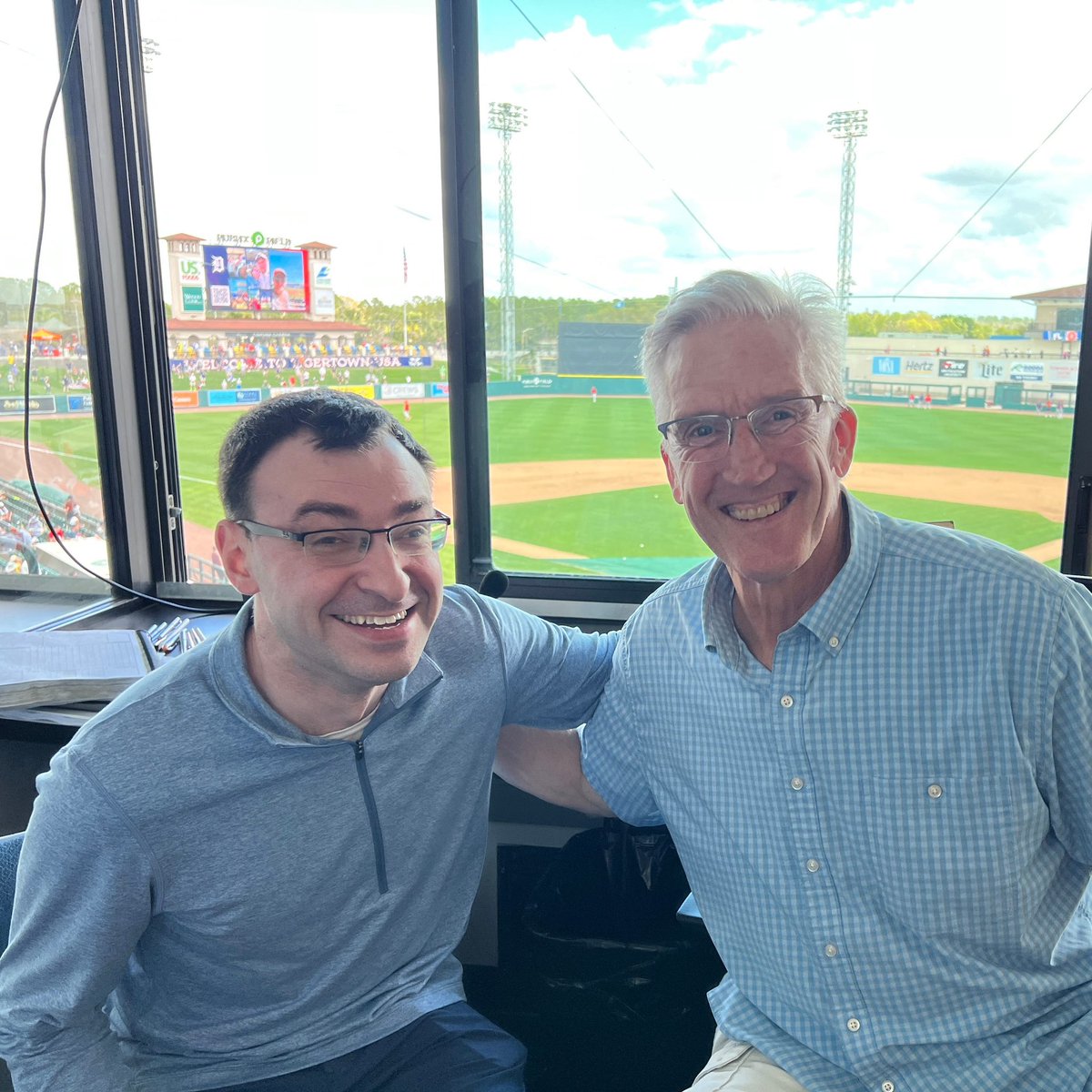 the_det_times's tweet photo. BREAKING: The Tigers have signed multi-year contract extensions with Jason Benetti and Dan Dickerson 👏 https://t.co/hKGQ332byn