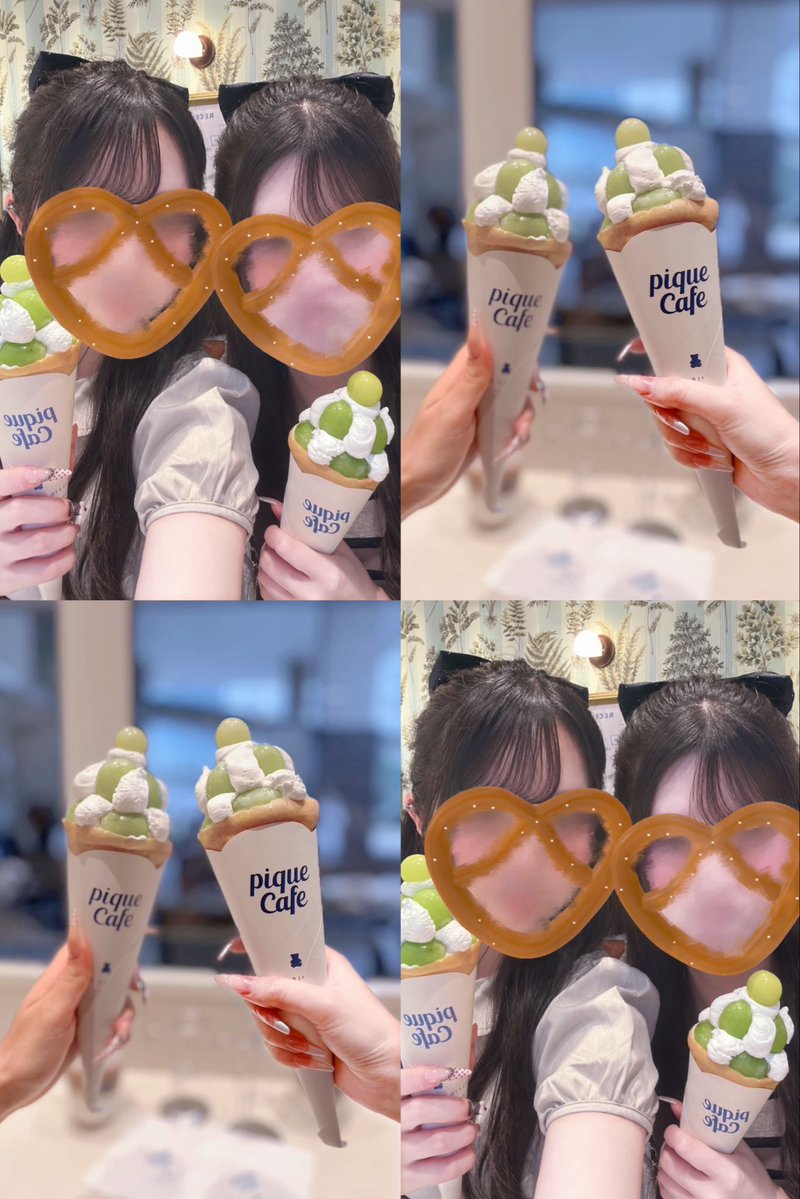 l3rama0's tweet photo. 📍 gelato pique cafe 池袋サンシャインシティ店
シャインマスカットクレープ可愛くて美味しかった⸌̷̻(⸝⸝⸝ෆ  ̫ ෆ⸝⸝⸝)⸌̷̻ ⸌̷̻💘 #ホビ垢さんと繋がりたい #カフェ https://t.co/jIcIm9kpTL
