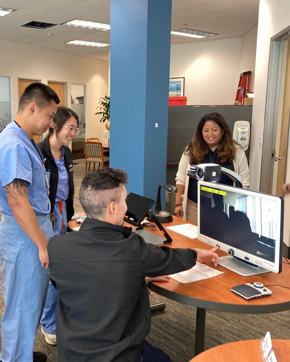 ShileyEye's tweet photo. As we step into fall, we are reflecting on the inspiring experiences &amp; collaborations from this past summer. A particular highlight was the visit to the San Diego Braille Institute Center by our incoming residents during their SEI welcome bootcamp sessions. https://t.co/fVTITIlsf4