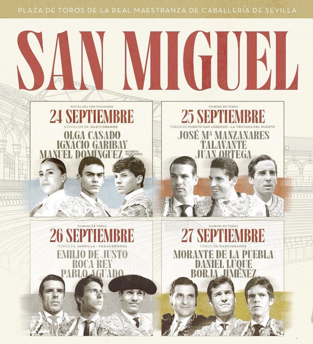 Marcos2F564's tweet photo. Empieza la Feria de San Miguel

Suerte a todos los acartelados, a los aficionados, disfrutemos de esta feria histórica con los mejores del mundo https://t.co/nKAgRs9WYl