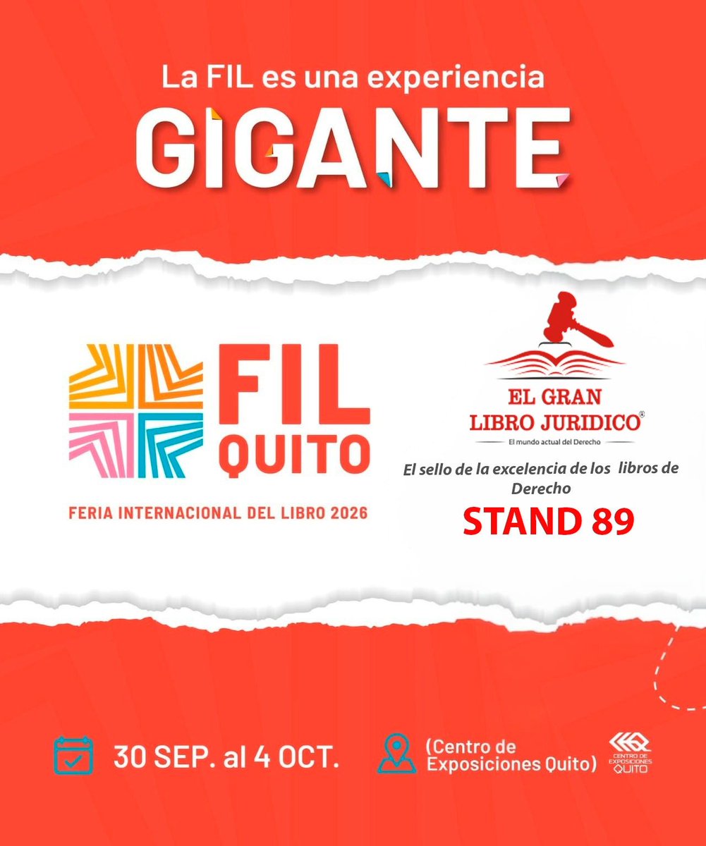 gran_libro's tweet photo. #AbogadosEcuador
#AbogadoEcuador
#LegalEcuador
#AsesoríaLegalEcuador
#ServiciosLegalesEcuador 
#elgranlibrojuridico 
#filquito https://t.co/ZfHWUASfbq
