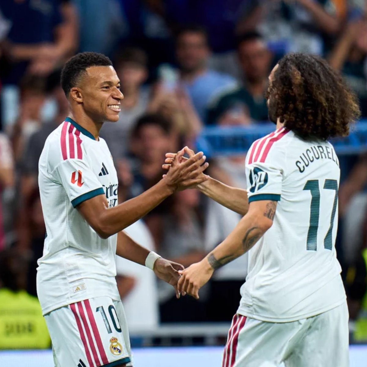 MadridXtra's tweet photo. 🚨🗣️ Marc Cucurella: “Ballon d’Or? If a Spaniard wins it, well deserved, because of the World Cup we had. 

If Kylian wins it, I'm also happy for a team-mate who's been the all-time top scorer and Golden Boot winner, and that's no easy feat.” https://t.co/BIO5f16vDI