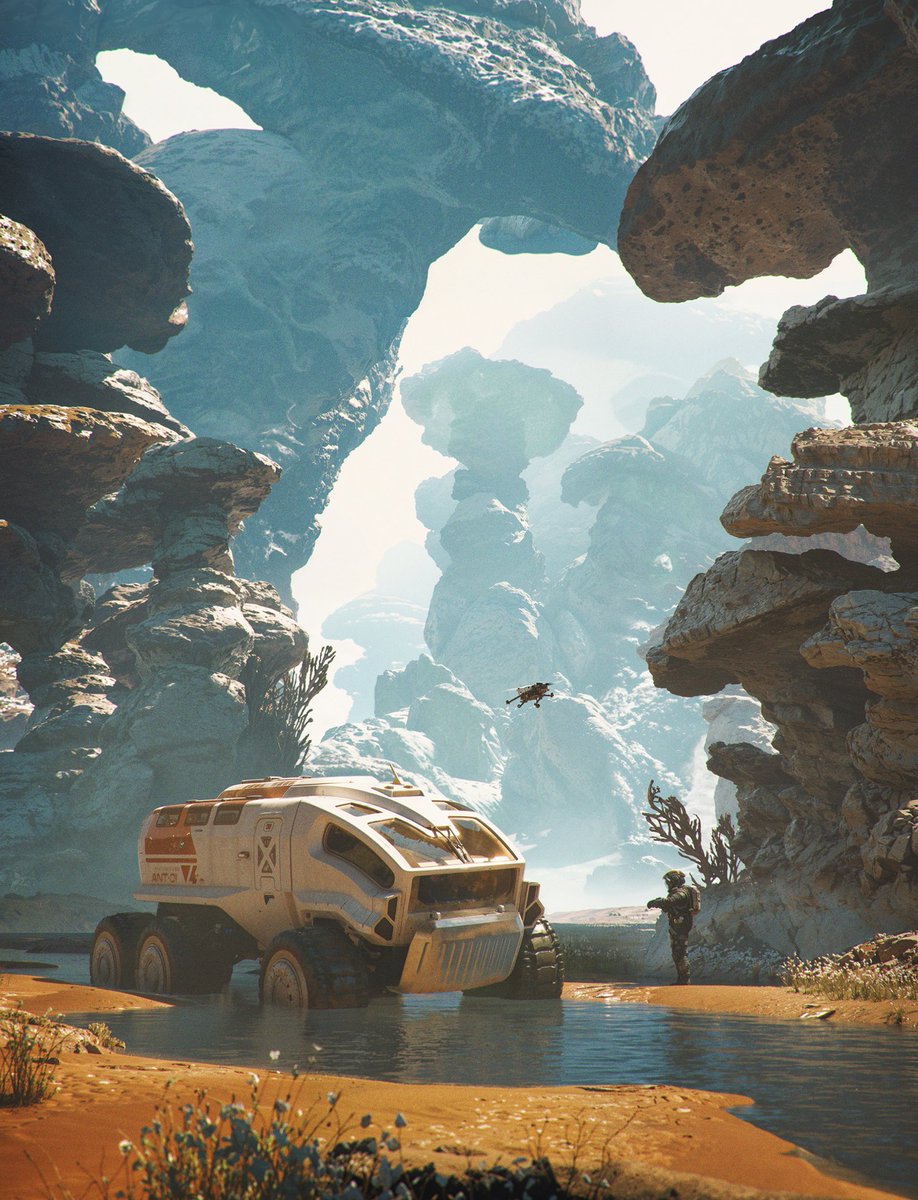 VaikNay's tweet photo. Cosmic fungi exploration #ue5 https://t.co/yNb0Xl5uiC
