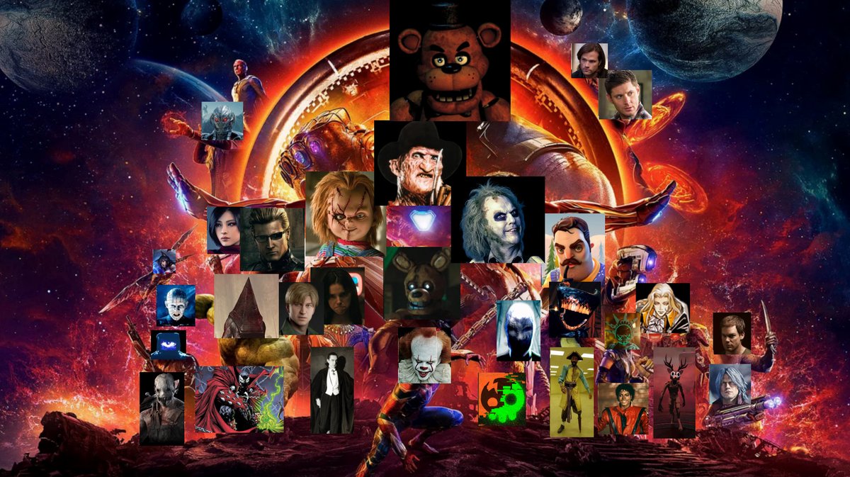 JawsClawsPaws's tweet photo. Shit that keyart is literally gonna be everyone https://t.co/n95uhDXWVn