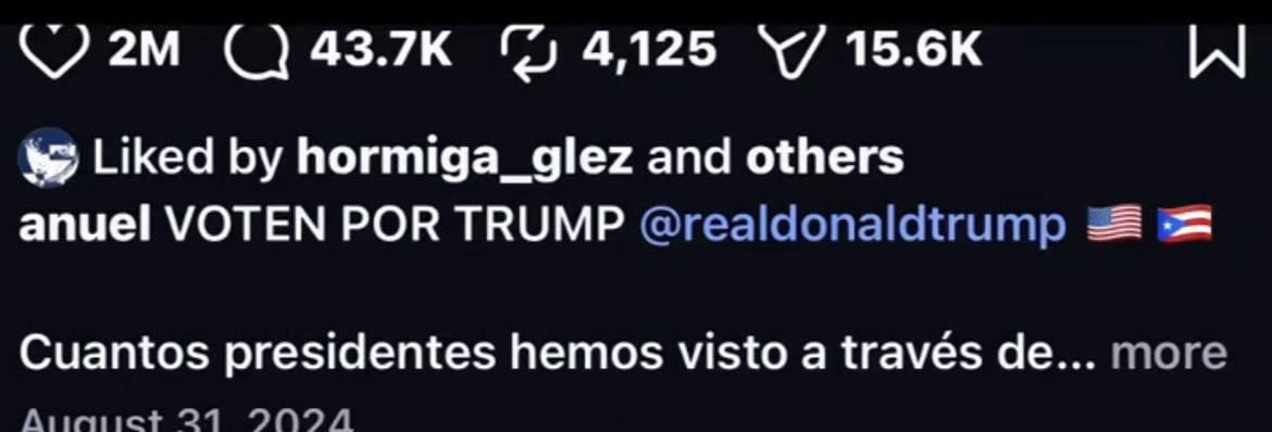 empdequesio's tweet photo. alv la hormiga dando like a post pro trump https://t.co/mtDU5GVWUi