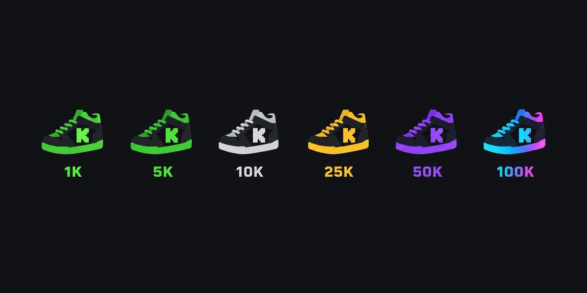 CNR_2344566's tweet photo. @KICKEthan @kicksupport I've decided to update the design of my badge idea to fit more around the kicks name my thought process was the gifted sub badge is a gift box so why not makw the kicks a shoe to fit the theme of the name kicks https://t.co/BNTngPDAfN