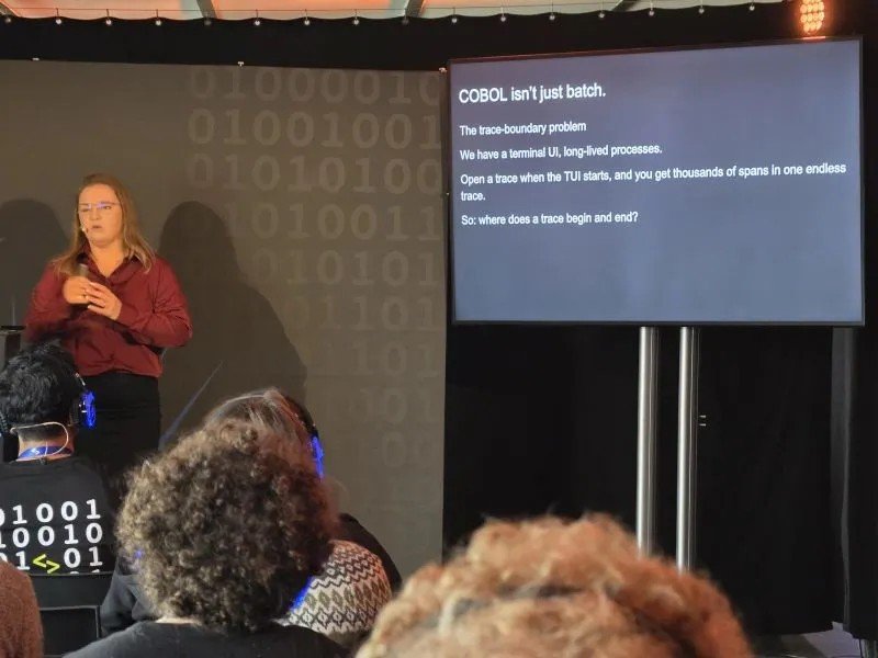 horovits's tweet photo. An interesting case study implementing #observability for a legacy system built with #COBOL and old #PHP runtime with entangled underlying database access. And adapting #OpenTelemetry for this use case.
Maren Afflerbach at @bit_summit Hamburg

@CNCFAmbassadors @CloudNativeFdn https://t.co/inYH2OQRqY