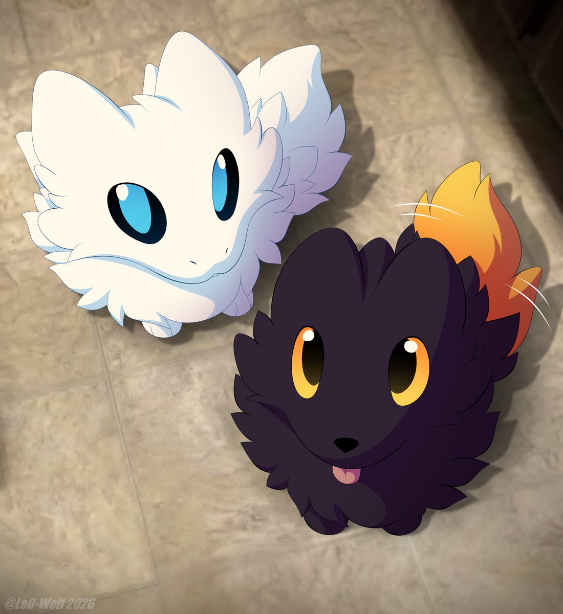 Le0_wolf's tweet photo. Lil fluffballs I drew
#casualtiesunknown #gunsaw #expie #milky https://t.co/zyZysKy0q6