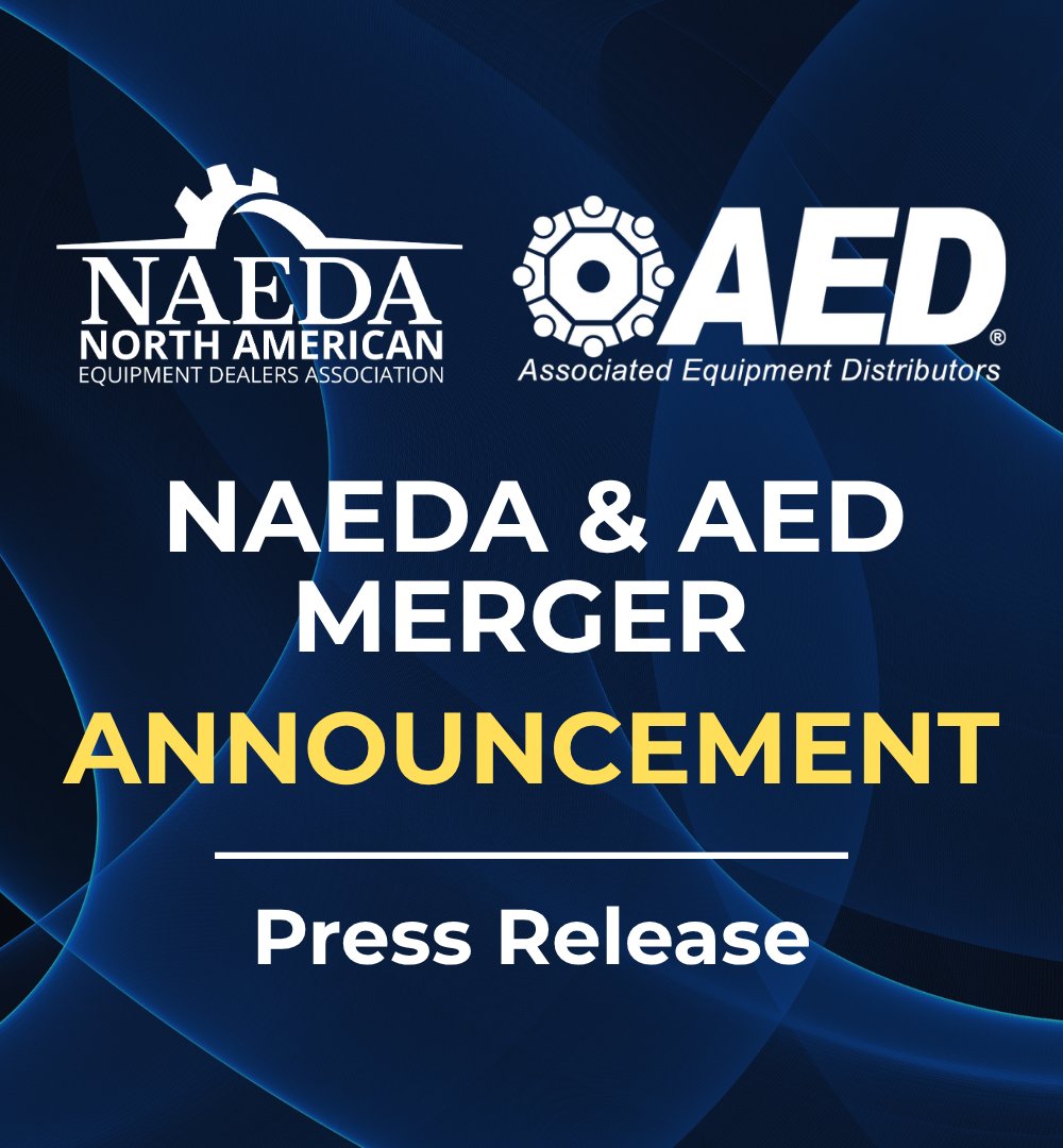 AEDSocial's tweet photo. @NaedaEquip and AED have announced plans to merge in January 2027, creating a unified organization serving equipment dealers across the U.S. and Canada as Associated Equipment Dealers (AED).
Read the press release: https://t.co/MrH0MpFt0a https://t.co/D1hLkbjowk