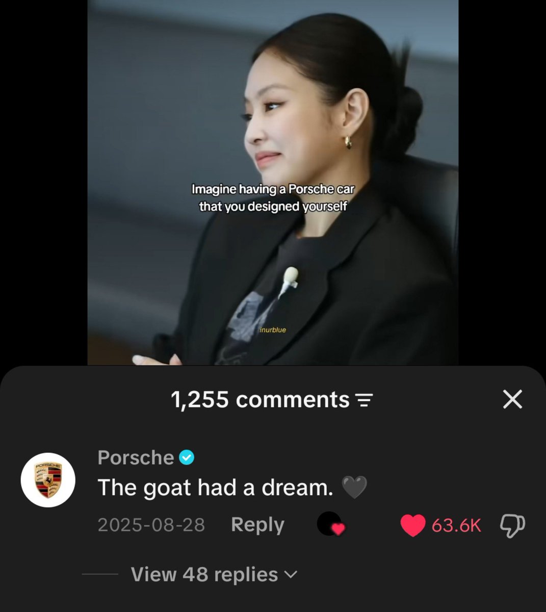 khiacultss's tweet photo. nothing just Jennie and her self designed Porsche 😌 https://t.co/mM9u6jUF8n