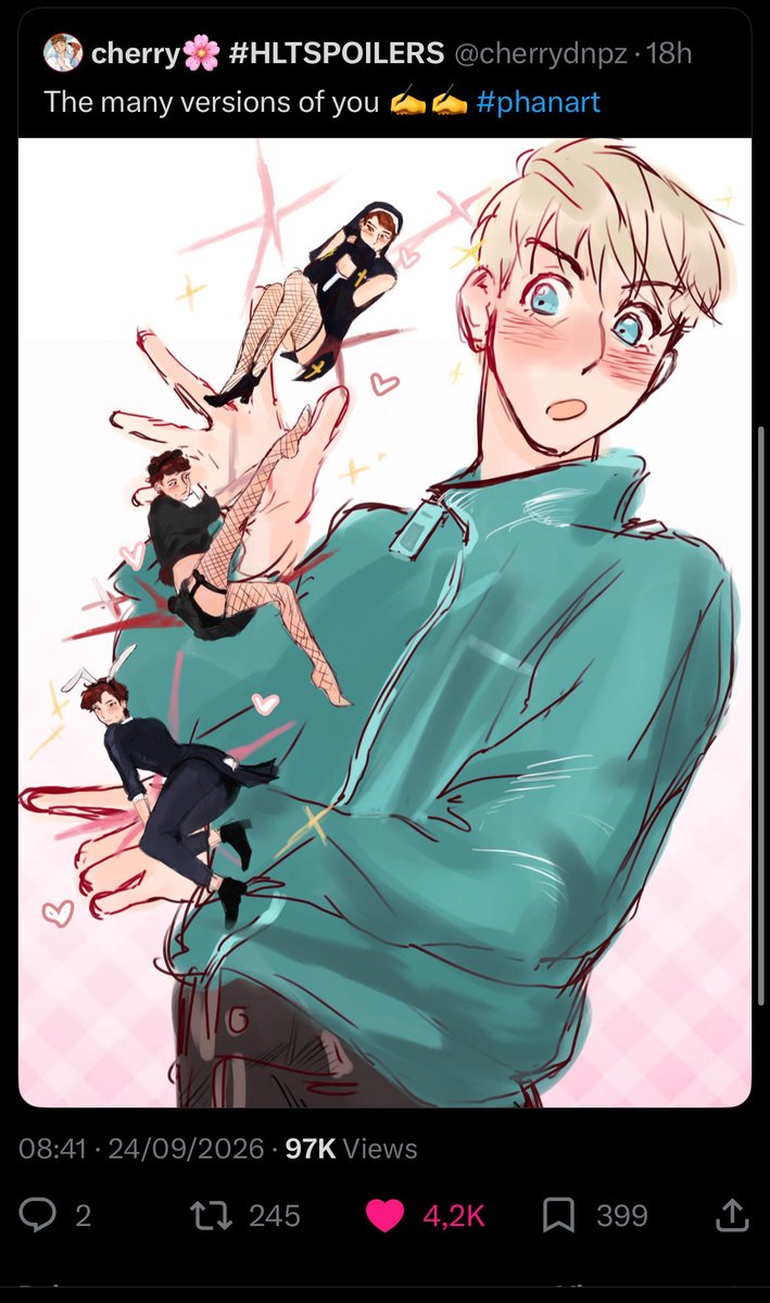 therealkitkuu's tweet photo. This is a callout thread on phanartist @/cherrydnpz. It’s been revealed that one of their recent artworks was plagiarism/partly traced. They apologized, stating they only used the og as a reference. However there’s proof that more of their artwork’s been traced/copied from some1 https://t.co/P0osUEz3I3