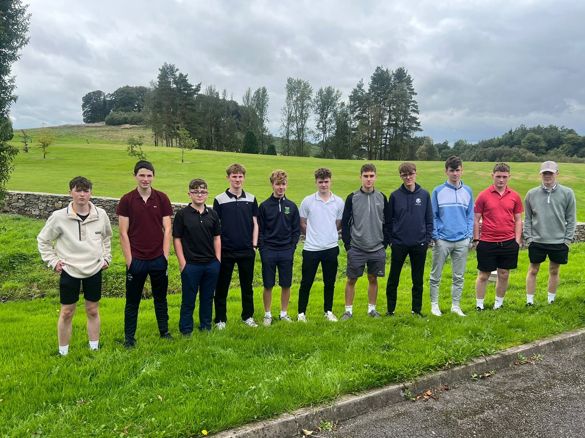 stmacartans's tweet photo. Well done to #ourboys and Mr. Hughes on the Golf Team today who represented our school at the Monaghan/Cavan Schools Golf outing!
A wonderful opportunity for boys to showcase their skills!
#ourboysourcommunity
#togetherwethrive
#learningforlife https://t.co/xSIxwA5ECO