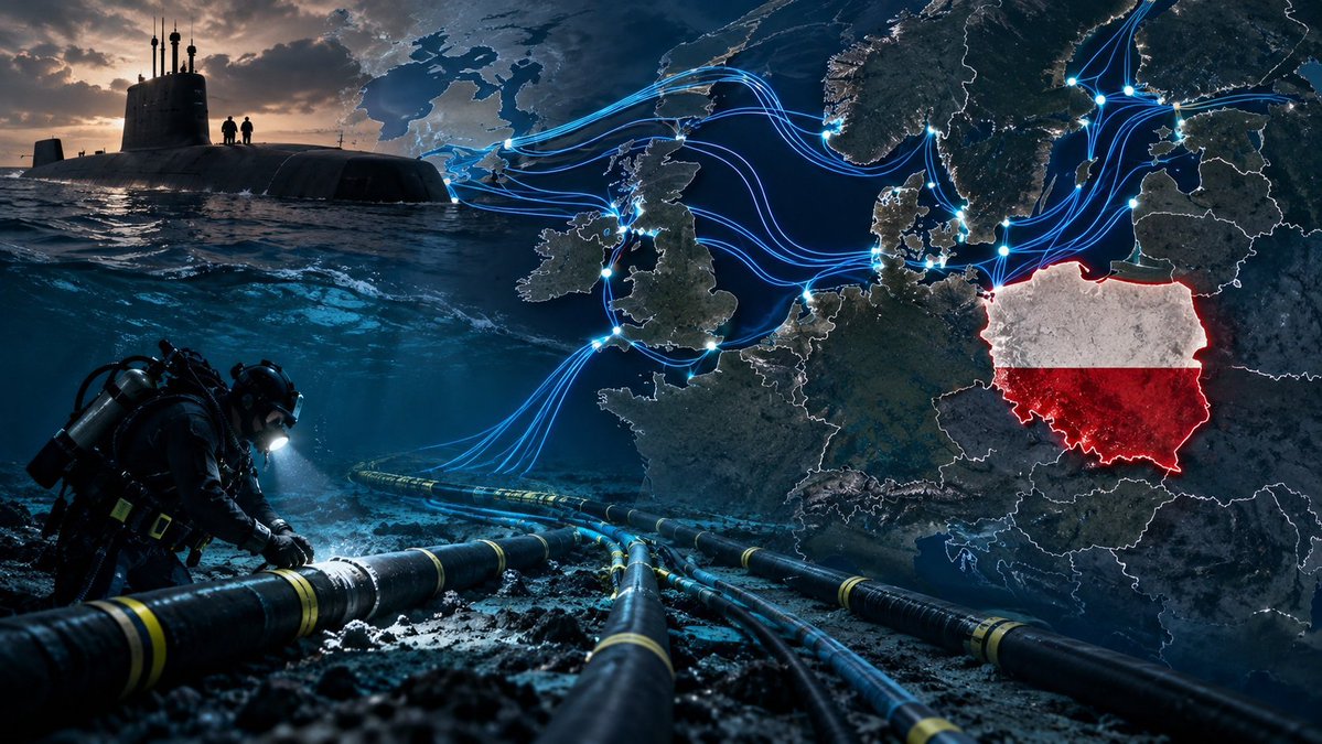 Ebrahimzolfa01's tweet photo. CIA warned Poland Russia may target undersea telecom cables vital for Europe's banking - Newsweek Polska.
US intel says Russia tracking major cables linking Europe-North America, Baltic Sea, and UK-Europe.
Poland prepping banking system for possible disruptions to transfes. https://t.co/uXXS1Z84vt