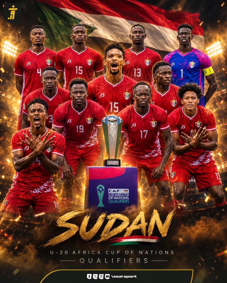 Zoal_Sport's tweet photo. صقور الجديان الشباب.. حين يُولد الأمل من بين الركام 🇸🇩🏆

بأداءٍ استثنائي وروحٍ سودانية لا تنحني، اعتلى شباب صقور الجديان عرش سيكافا تحت 20 عامًا، وكتبوا بالذهب واحدةً من أجمل صفحات الكرة السودانية.

هذا اللقب ليس نهاية الحكاية، بل بداية جيلٍ يحمل ملامح الغد؛ جيلٌ يثبت أن الراية التي يحملها اليوم، ستجد من يصونها غدًا.

مبروك للسودان.. اليوم فرحة، وغدًا أمل. 🇸🇩❤️

#زول_سبورت #صقور_الجديان