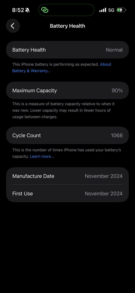deeeeepaaaak's tweet photo. @WorkaholicDavid My battery isn’t bad yet 😌 https://t.co/43bUWyBq23