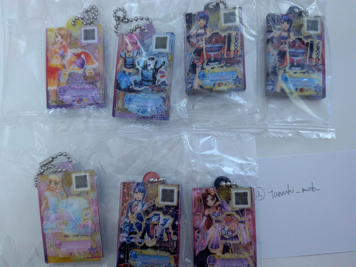tanuki_mob_'s tweet photo. 【交換】アイカツスターズ！
だれでもアイドル活動 アクリルチャーム ガチャガチャ

譲：画像1枚目
求：画像2枚目 ◎最優先

郵送or大阪手渡し

新しく所持増えた為更新。◎は非所持での交換希望なので1:2の交換でも可
よろしくお願いいたします。 https://t.co/x938ow9uxb