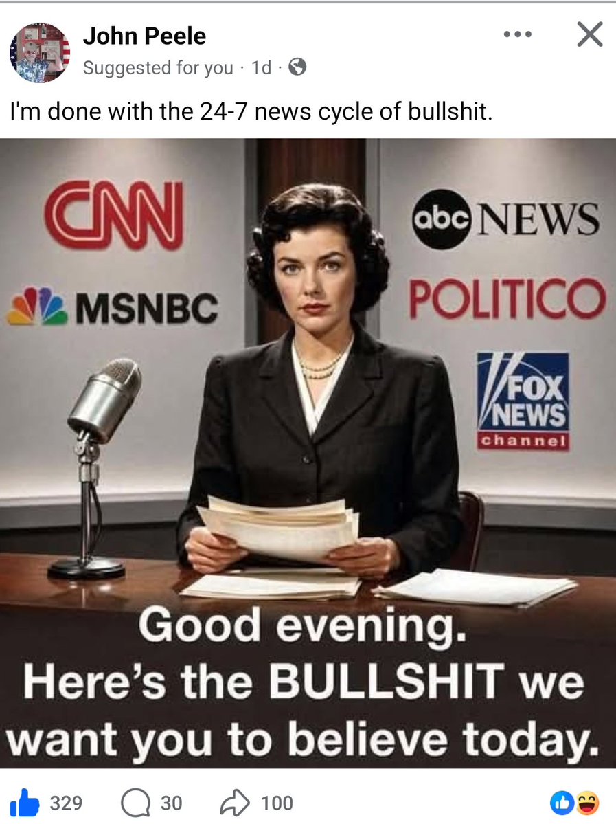 DarthMai's tweet photo. Not watching these fake media manipulators. https://t.co/eyjZK4ljjt