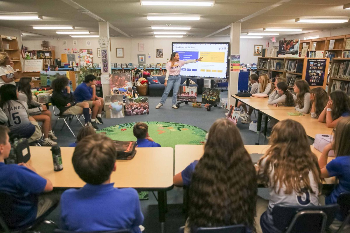 UnitySchoolFL's tweet photo. 🌍 Our NJHS chapter is proudly partnering with @edrocksorg to sponsor a full year of school for 24 children overseas! Our students will raise funds, exchange letters, and attend a Leadership Summit this January to develop their own social responsibility skills. 🤝💙🧡 https://t.co/9a9kfhoxhs
