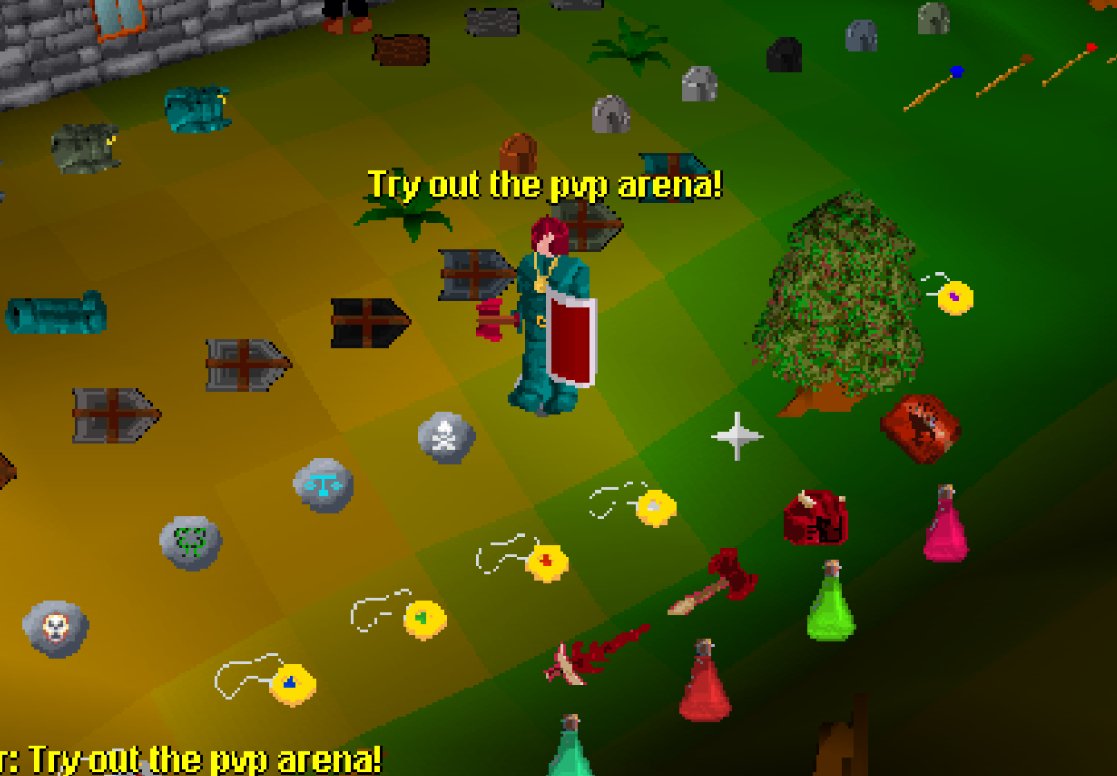 runeclassicgp's tweet photo. Enter the PVP Arena - Set your levels (e.g. type ::levels 40 1 60 40 1 1 1 or talk to the Guildmaster in Edgeville Bank), pick up gear, grab food and potions, and get 500 $RUNE tokens for every player kill in the wilderness (must be wallet connected). https://t.co/x0ECKpE0kv