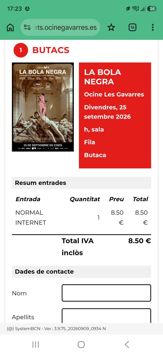 Alfcat155's tweet photo. @OscarAndreu Quin nivell de català,cine les Gavarres Tarragona. https://t.co/izUGbSDvtC