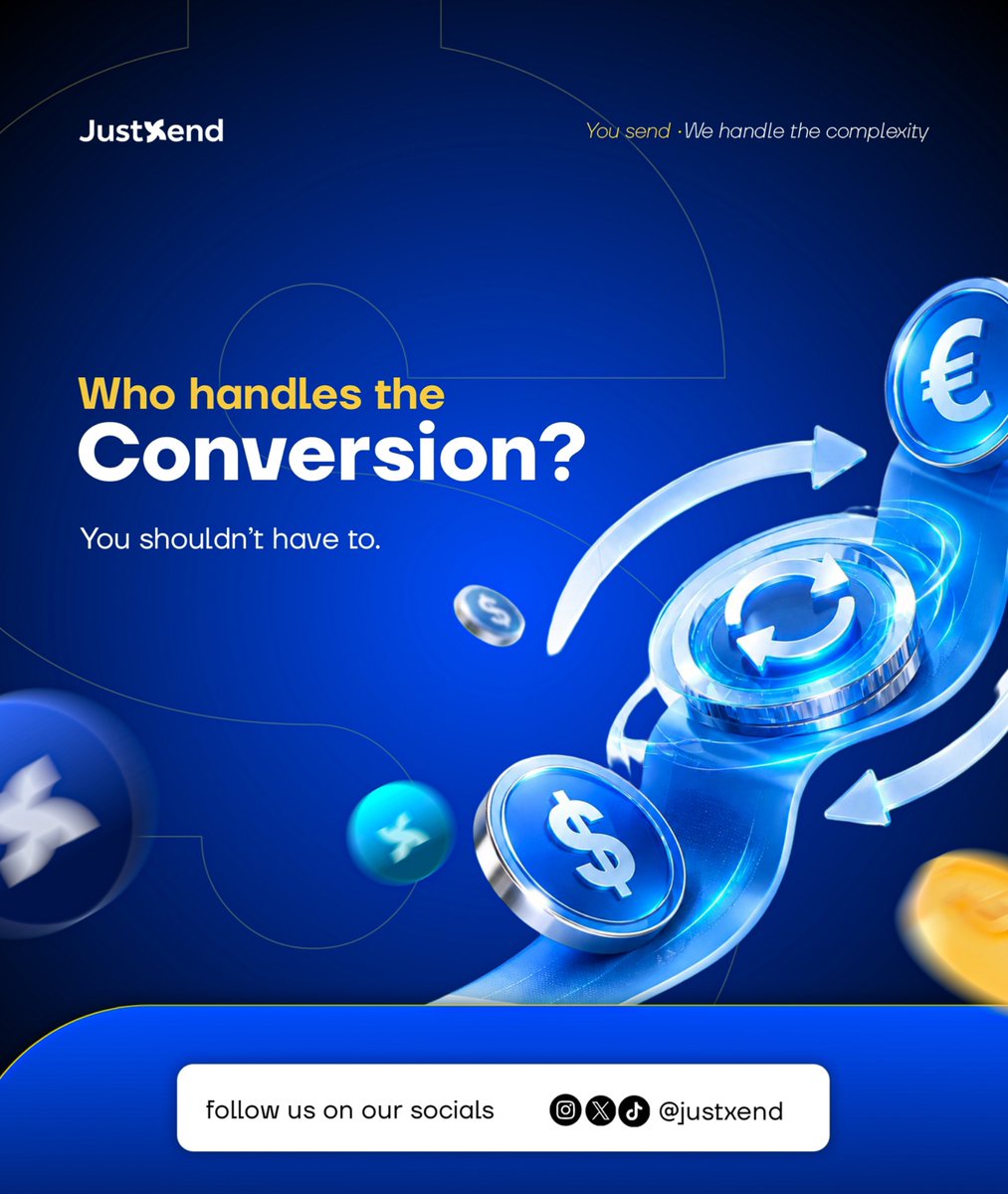 JustXend_APAC's tweet photo. Do you really need to worry about everything happening behind a payment? 🤔

With JustXend, the conversion and other complex processes are handled in the background, allowing you to focus on one thing: sending. 🎯

We handle the complexity. You keep it simple. 🚀 https://t.co/gmy6UcOc7z