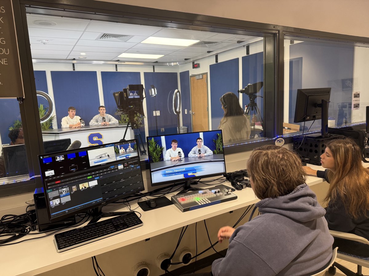 SpringfieldSD's tweet photo. The Broadcast Journalism class is fully up and running with the Cougar Pause for the 2026/2027 School Year. https://t.co/SndRi1rHYO