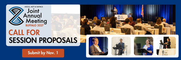 AGTechnologists's tweet photo. The Call for Session Proposals for the 2027 Joint Annual Meeting in Buffalo is OPEN! Inspire 600+ laboratory professionals.
🗓️ Submit by Nov. 1: https://t.co/U48BYCNHpB

#LabJAM #MedicalLab https://t.co/fe6rjvl2we