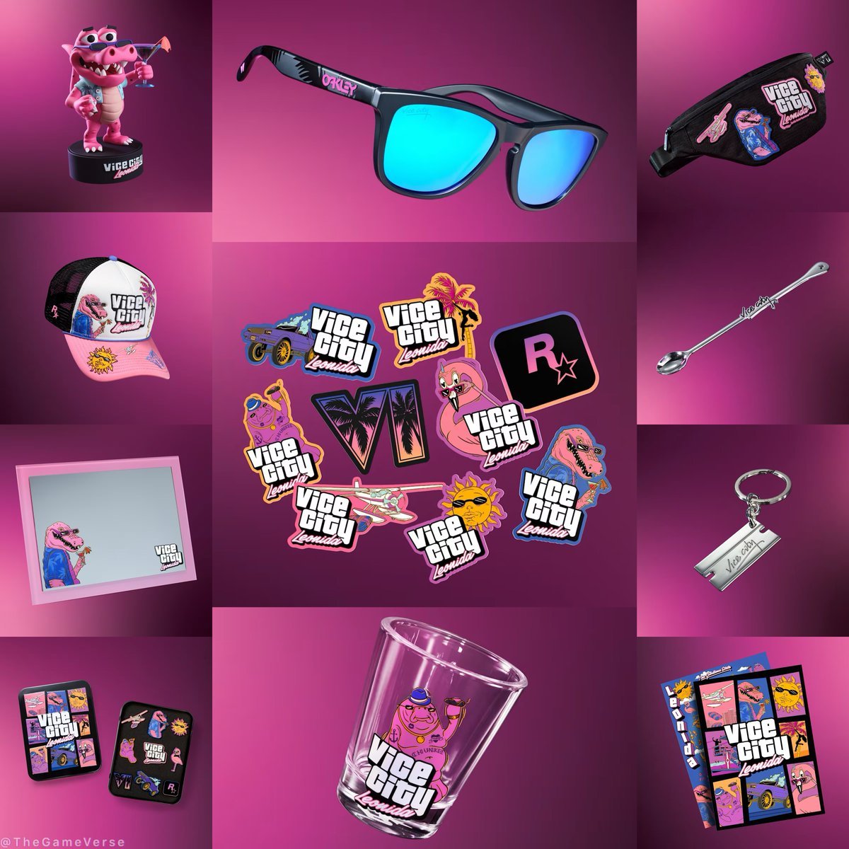 GamingCulture_'s tweet photo. GTA VI: Collectors Edition will cost $399 and it does not include GTA VI game inside!

We have to buy the game seperately + all the items in this image we see are just so cool.

They are giving pure Vice City nostalgic vibes. https://t.co/miY7hrBcv0