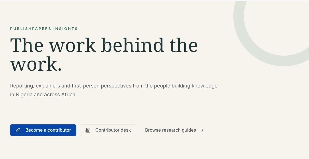 ProjectProofHQ's tweet photo. We’ve launched something new 👀

PublishPapers Insights

A space for stories, ideas and perspectives from the research community.

Research. Academia. Innovation. Student experiences. Opportunities. https://t.co/vWtbW2MXAJ