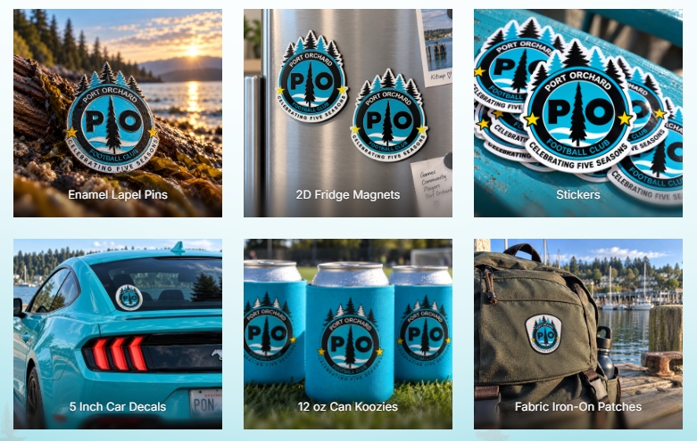 gopofc's tweet photo. You can never have enough POFC fan gear. #koozies #pins #stickers #magnets #decals #patches https://t.co/gdrIVNzNEa https://t.co/c3h959vEPO