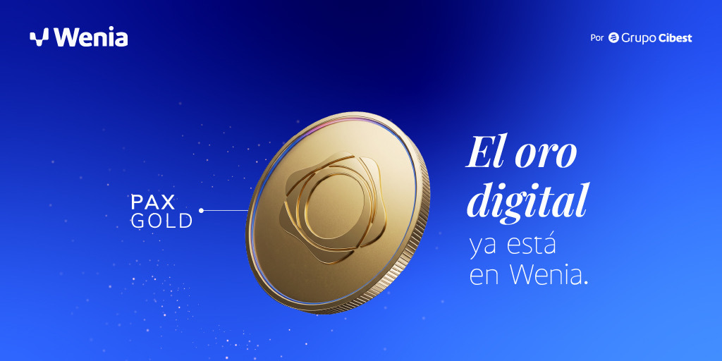 JonatanGarzon's tweet photo. 🪙 Wenia incorpora PAXG, un activo digital referenciado 1:1 al precio del oro. Así, amplía su portafolio a 14 activos digitales y suma nuevas alternativas para que sus usuarios puedan diversificar. 👉 https://t.co/oRxqZZtQ42 https://t.co/NSBqEOWkyX