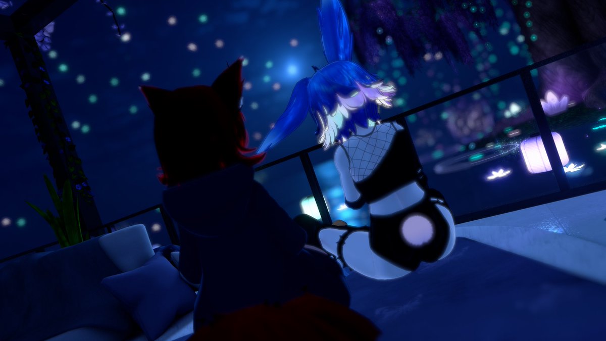 SongbirdXayah's tweet photo. 🦊💠🐰✨

#VRChat #VRPhotography https://t.co/KyWWXwLNdQ