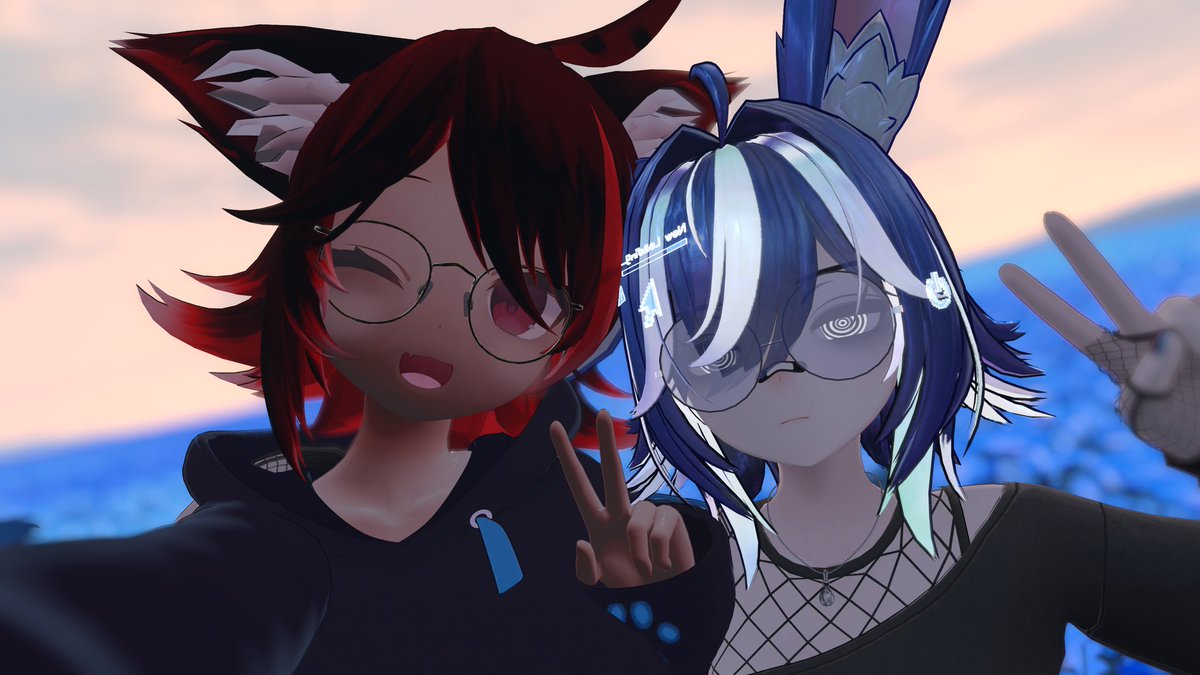 SongbirdXayah's tweet photo. 🦊💠🐰✨

#VRChat #VRPhotography https://t.co/KyWWXwLNdQ