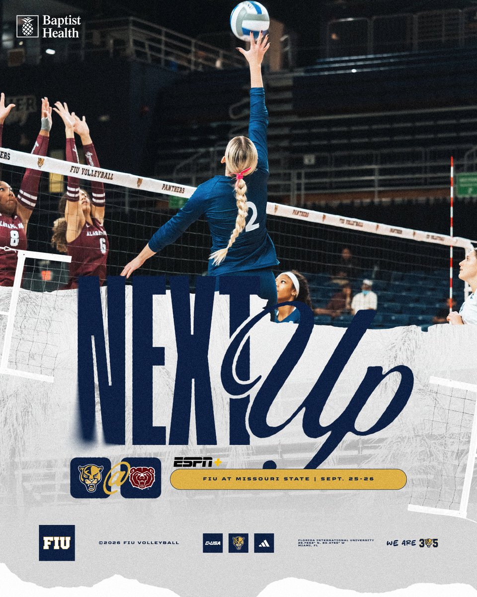 FIUVolleyball's tweet photo. starting conference play in the show me state 👋

📰https://t.co/XMl956QIDA https://t.co/9L1hz1SR5C