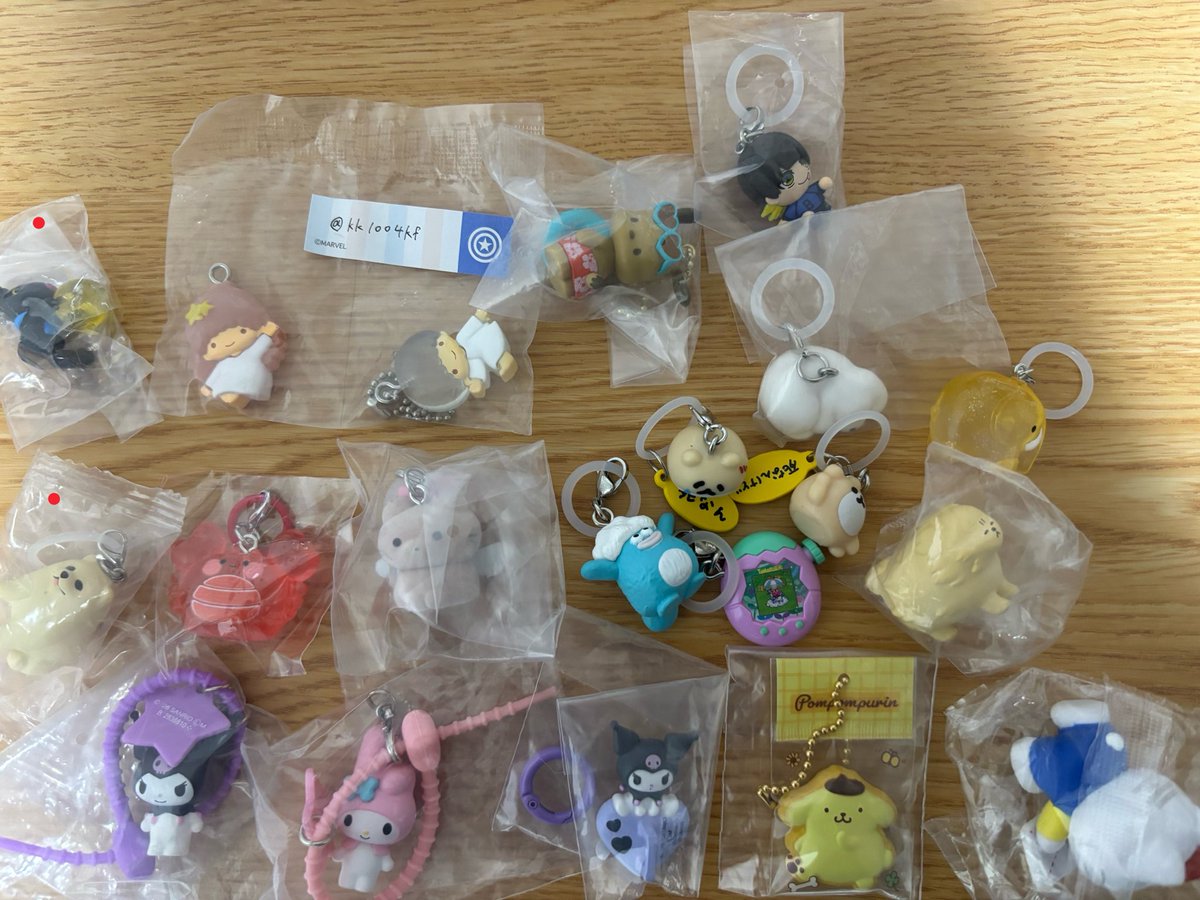 kk1004kf's tweet photo. ガチャガチャ めじるし 交換
【譲】画像
【求】未所持めるじしor定価+送料
 もちうさちゃん紫求めております💜
 サンリオ系（特にシナモン）、ちいかわ比率違いも🙆‍♀️です

なんでも検討させていただきます！ぜひご提示お願いします✨️ https://t.co/c7kW1vKQPg