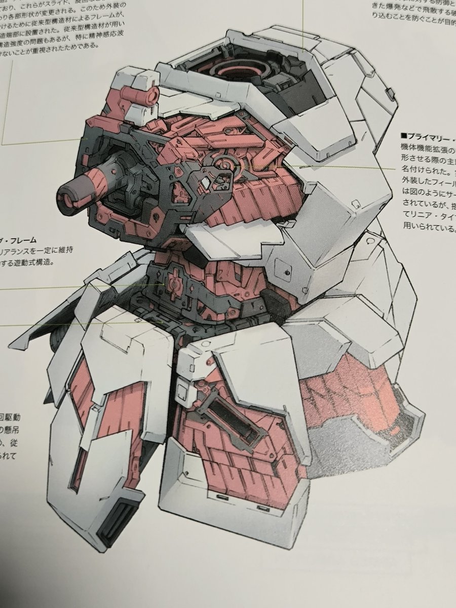 SayaDoesStuff's tweet photo. Well not in the Mechanical Archives buuuuut the Mobile Suit Archive goes into much more detail about the Unicorn's design and functions https://t.co/YdKPZTBJkj
