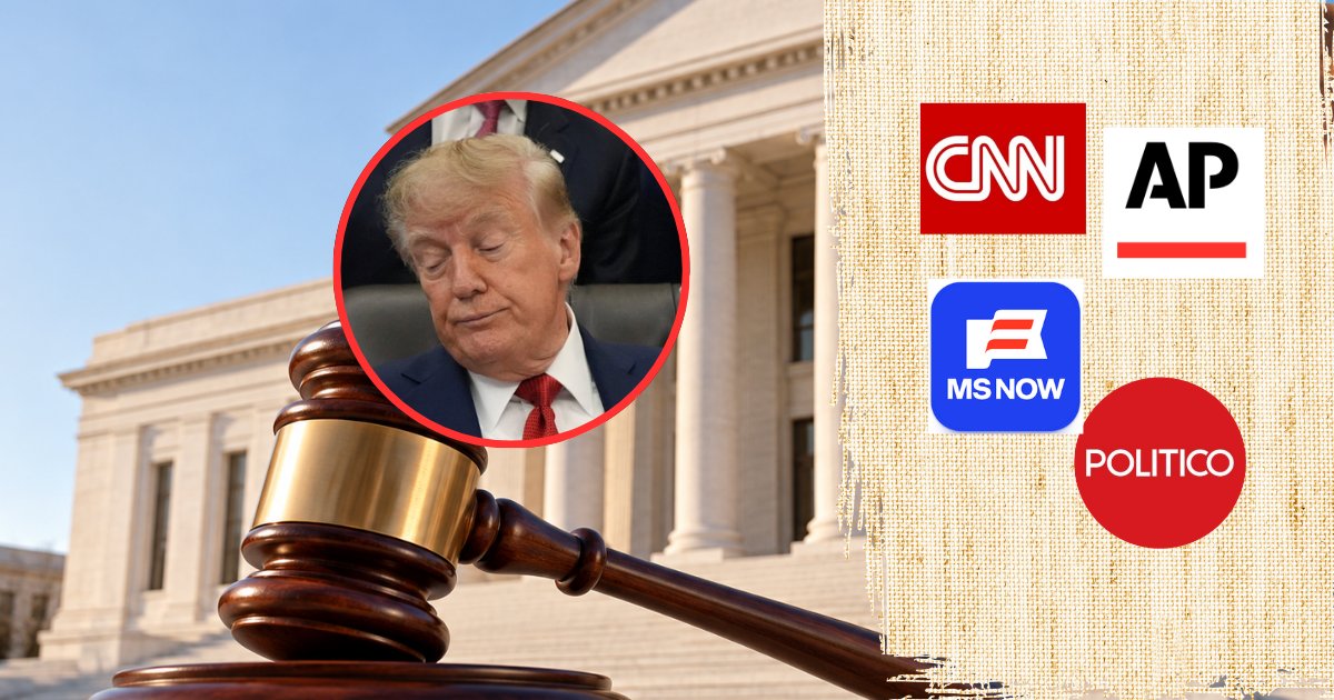 NJRadaronline's tweet photo. Federal Judge Orders White House to Restore Access for CNN, MS NOW and Politico. https://t.co/A1WADRoeWq https://t.co/blTLsestEw