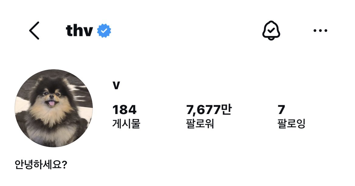 imur_hope218's tweet photo. 260924 #V 인스타 바이오 변경 

➥ 안녕하세요? https://t.co/CLyNnAaRph