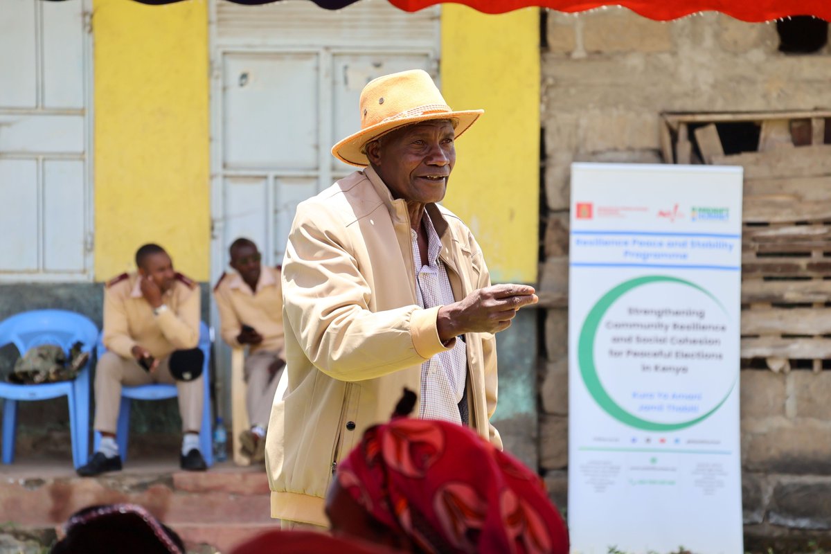 Midrifthurinet's tweet photo. “Nothing can bring you peace apart from yourself. So it is something that all of us must work for.”

This was the clarion call at today’s interdivisional peace dialogue forum held at Ndeffo Trading Centre in Kihingo Division, Njoro Sub County. Supported by @denmarkinkenya through @tendasasa, the forum brought together elders, women, youth, religious leaders, and local administrators from Kihingo, Mauche, and Lari divisions to reflect on and strengthen community cohesion ahead of the 2027 General Election.

Participants identified key conflict triggers and early warning indicators that threaten peaceful coexistence. They collectively rejected hate speech, incitement, and divisive political rhetoric and reaffirmed their commitment to promoting harmony and social cohesion. They also denounced the tendency to blame entire communities for the actions of criminals and committed to supporting efforts toward the recovery of stolen livestock.
@InteriorKE  @ngaosKE @NCIC_Kenya @NSCpeace @NPSOfficial_KE @APSKenya