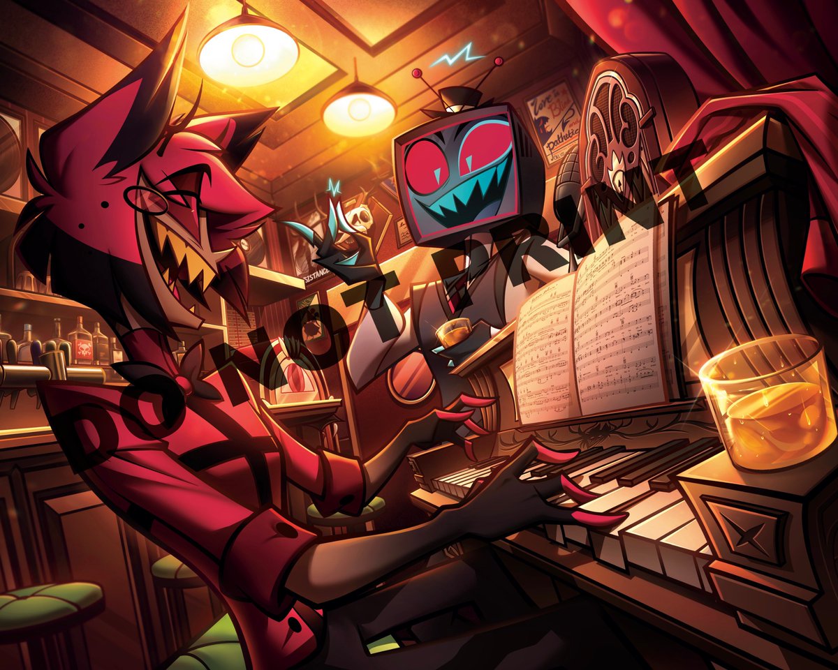 StreamilyLive's tweet photo. 📺📻 VOX & ALASTOR’S SPARKS DUO PRINT IS AVAILABLE NOW!

Christian Borle (Vox) and Amir Talai (Alastor) have a special Hazbin Hotel duo print available to be signed by both of them!

The Sparks duo print is only available for a limited time, so if you want Vox and Alastor together in your collection, grab yours while it’s still available. 

👉 https://t.co/ioO6zuBK1C
👉 https://t.co/5ztt4VEBVc

#ChristianBorle #AmirTalai #HazbinHotel #Vox #Alastor
