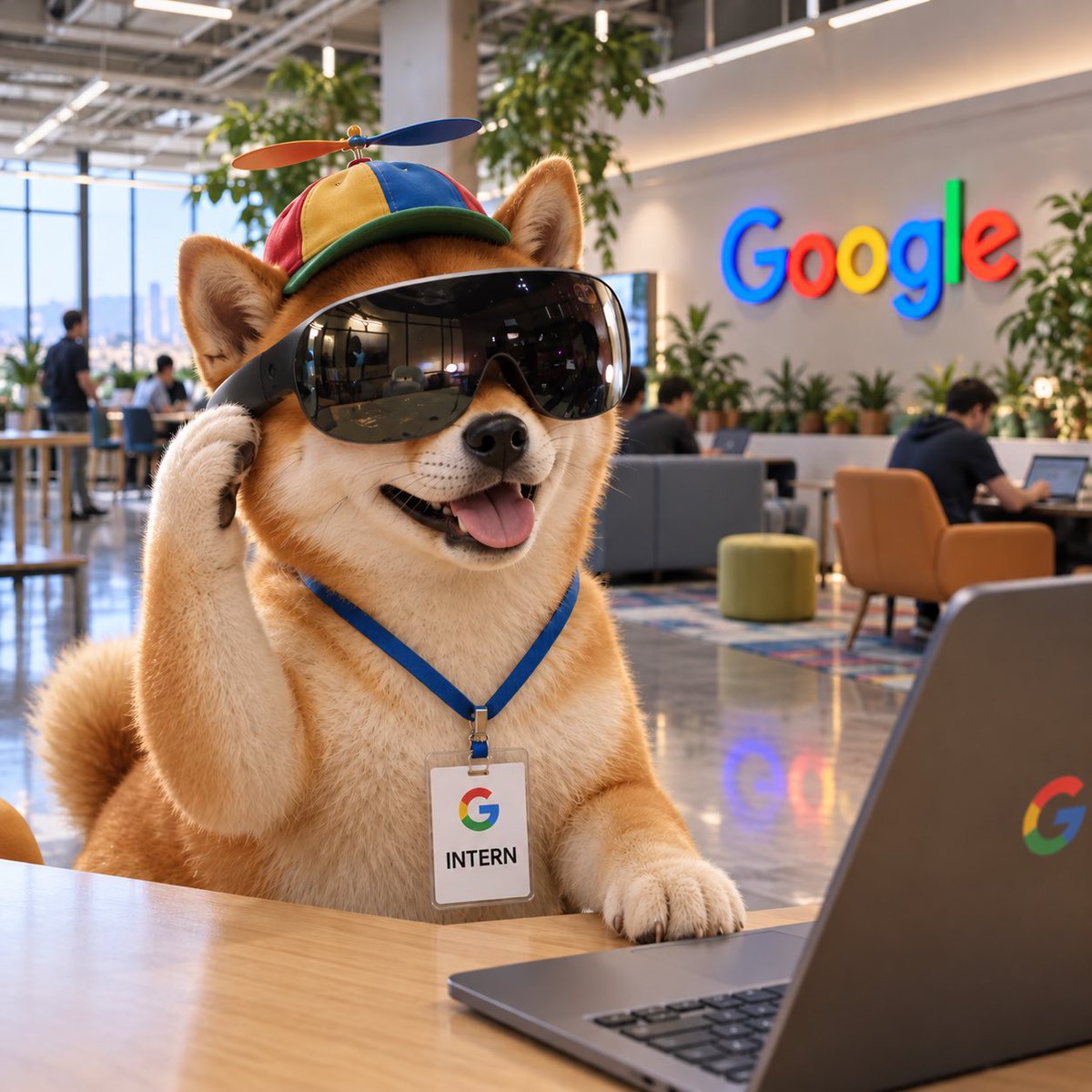 GeminuOnLong's tweet photo. VR-ing a park with sticks and lots of treats while I try to do the work thing today. If anyone ask I’m working hard. https://t.co/UGb3yduQ2J