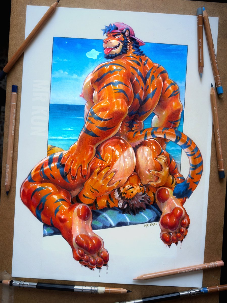 themrkun's tweet photo. Beach picnic 😋🐯 https://t.co/Liw7DS6KCD