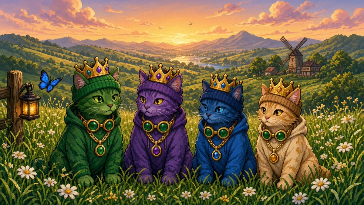 moneyplug99's tweet photo. GENESIS LITTER. FIRST ON ZCASH. 🐈‍⬛⚡👑

@Zeccatnft wrote the origin story — 3333 ZRC-721 inscriptions 💎🔥
First cat NFTs on a privacy L1. Thick-outline legends. Golden hour forever 🌅🔐

History don't reprint 👀🚀📈

#ZecCat #Zcash #NFT #Crypto #Privacy #Web3 https://t.co/KXDKHzJAuM