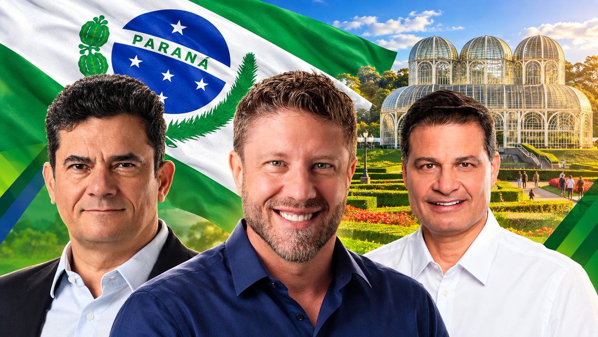 eixopolitico's tweet photo. 🇧🇷 ELEIÇÕES 2026 | GOVERNADOR - PARANÁ

🟢 Sergio Moro (PL): 36% (−1)
🟣 Requião Filho (PDT): 20% (−1)
🔵 Sandro Alex (PSD): 20% (+5)
🟡 Luiz França (Missão): 1% (=)
⚫ Tayná Miessa (UP): 1% (=)
⚫ Alexandre Salomão (Mobiliza): 1% (+1)
⚪️ Branco/nulo/não vai votar: 9% (+2)
❔ Indecisos: 12% (−6)

📊 Quaest/RPC
📅 20-23/setembro
804 entrevistados • ±3 p.p. • Presencial
Registro TSE: PR-02802/2026