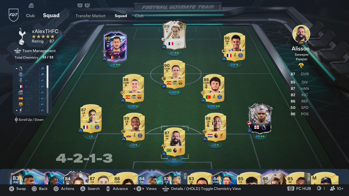 xAlexTHFC's tweet photo. Cheeky FC27 team update https://t.co/cE2n7GaAqr